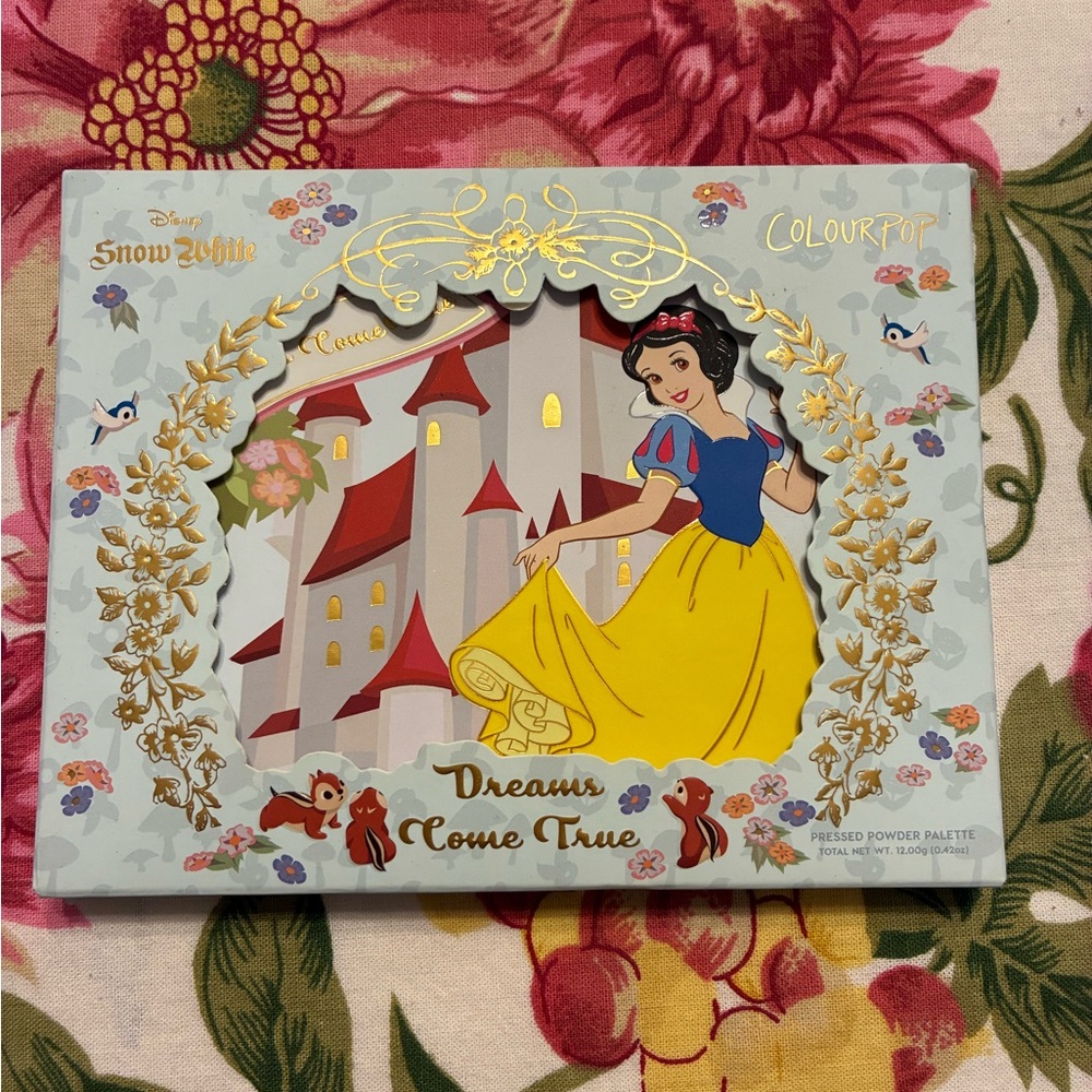 Colourpop Dreams Come True Pressed Powder Palette - Pastel Green, Gold, Pink